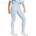 Legginsy damskie adidas Loungewear Essentials 3-Stripes błękitne IR5348 Adidas