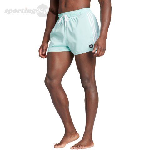 Spodenki kąpielowe męskie adidas 3-Stripes CLX Swim Shorts miętowe IS2056 Adidas