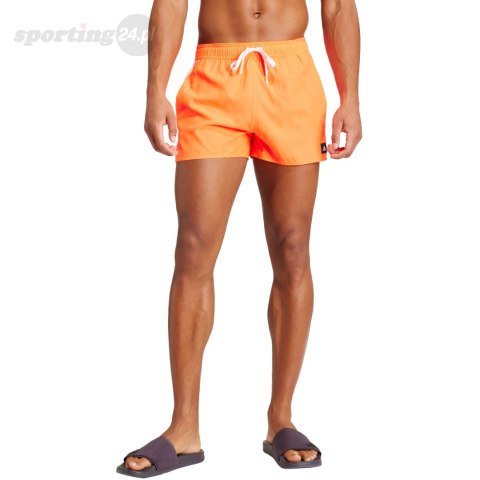 Spodenki kąpielowe męskie adidas 3-Stripes CLX Swim Shorts pomarańczowe IS2053 Adidas