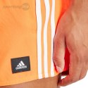 Spodenki kąpielowe męskie adidas 3-Stripes CLX Swim Shorts pomarańczowe IS2053 Adidas