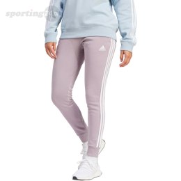 Spodnie damskie adidas Essentials 3-Stripes Fleece fioletowe IR5403 Adidas