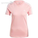 Koszulka damska adidas Essentials Slim 3-Stripes Tee różowa IY4200 Adidas