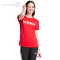 Koszulka damska adidas Loungewear Essentials Slim Logo Tee czerwona IY9189 Adidas