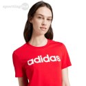 Koszulka damska adidas Loungewear Essentials Slim Logo Tee czerwona IY9189 Adidas