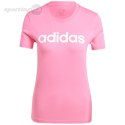 Koszulka damska adidas Loungewear Essentials Slim Logo Tee różowa IY9191 Adidas