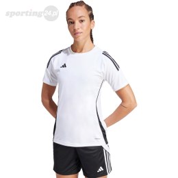 Koszulka damska adidas Tiro 24 Jersey biało-czarna IS1024 Adidas teamwear