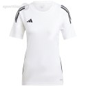 Koszulka damska adidas Tiro 24 Jersey biało-czarna IS1024 Adidas teamwear