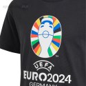 Koszulka dla dzieci adidas Euro24 czarna IT9307 Adidas