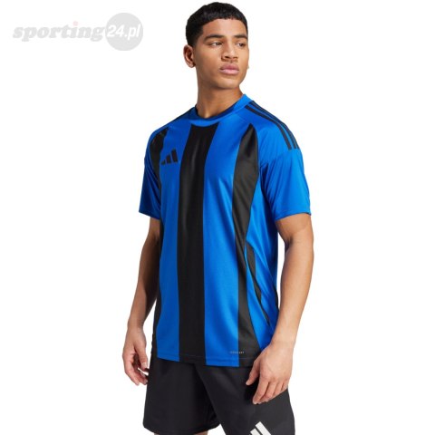 Koszulka męska adidas Striped 24 Jersey niebiesko-granatowa IW2147 Adidas teamwear