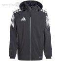 Kurtka męska adidas Tiro 24 Rain czarno-biała IJ7390 Adidas teamwear