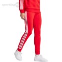 Spodnie damskie adidas Essentials 3-Stripes Fleece czerwone IY1719 Adidas