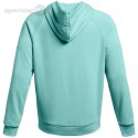 Bluza męska Under Armour Rival Fleece Hoodie miętowa 1379757 482 Under Armour