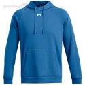 Bluza męska Under Armour Rival Fleece Hoodie niebieska 1379757 406 Under Armour