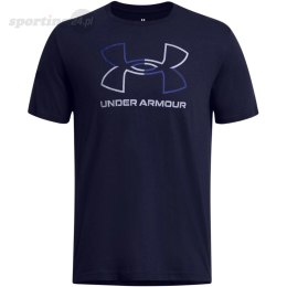 Koszulka męska Under Armour GL Foundation Uodate SS granatowa 1382915 410 Under Armour