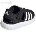 Sandały dla dzieci adidas Closed-Toe Summer Water czarno-białe GW0391 Adidas