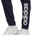 Spodnie męskie adidas Essentials Single Jersey Tapered Elasticized Cuff Logo granatowe IC0056 Adidas