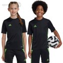 Koszulka dla dzieci adidas Tabela 23 Jersey czarno-limonkowa JJ1155 Adidas teamwear