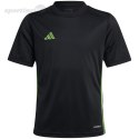 Koszulka dla dzieci adidas Tabela 23 Jersey czarno-limonkowa JJ1155 Adidas teamwear