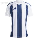 Koszulka męska adidas Striped 24 Jersey biało-niebieska IW4554 Adidas teamwear