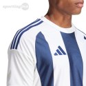 Koszulka męska adidas Striped 24 Jersey biało-niebieska IW4554 Adidas teamwear