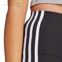 Spodenki damskie adidas Essentials 3-Stripes Single Jersey Booty czarne IC0757 Adidas