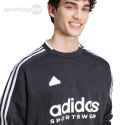 Bluza męska adidas House of Tiro Fleece czarno-biała IW0172 Adidas