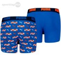 Bokserki dla dzieci Puma Printed Boxer 2P niebieskie 938303 02 Puma