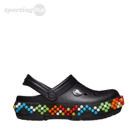 Chodaki dla dzieci Crocs Crocband Colorful Lights Clog czarne 210467 001 Crocs