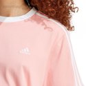 Koszulka damska adidas Essentials 3-Stripes Tee różowa IY1698 Adidas