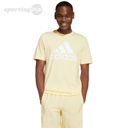 Koszulka męska adidas Essentials Single Jersey Big Logo Tee żółta IX0135 Adidas