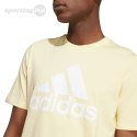 Koszulka męska adidas Essentials Single Jersey Big Logo Tee żółta IX0135 Adidas