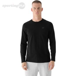 Koszulka męska Longsleeve 4F M375 głęboka czerń 4FWMM00TLONM375 20S 4F