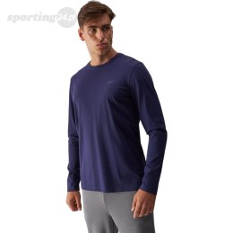 Koszulka męska Longsleeve 4F M375 granatowa 4FWMM00TLONM375 31S 4F