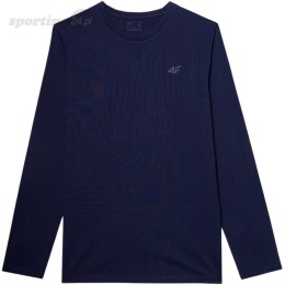 Koszulka męska Longsleeve 4F M375 granatowa 4FWMM00TLONM375 31S 4F