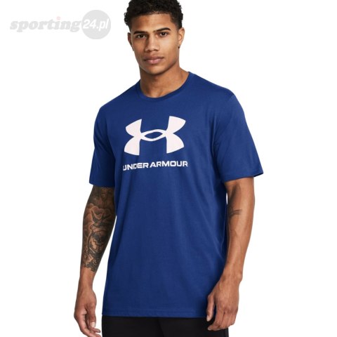 Koszulka męska Under Armour Sportstyle Logo ciemnoniebieska 1382911 432 Under Armour