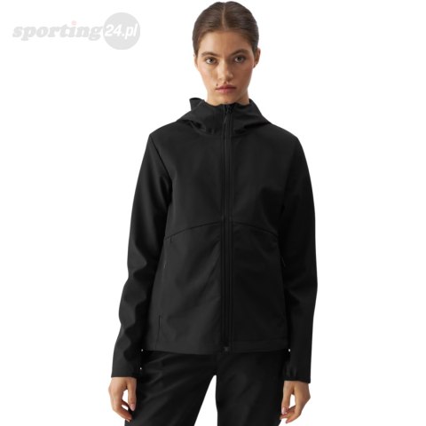 Kurtka damska softshell 4F F285 głęboka czerń 4FWAW24TSOFF285 20S 4F