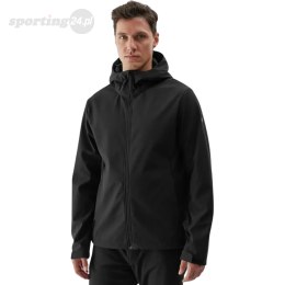 Kurtka męska softshell 4F M283 głęboka czerń 4FWAW24TSOFM283 20S 4F