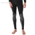 Legginsy termoaktywne męskie 4F M166 głęboka czerń 4FWAW24USEAM166 20S 4F