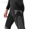 Legginsy termoaktywne męskie 4F M166 głęboka czerń 4FWAW24USEAM166 20S 4F