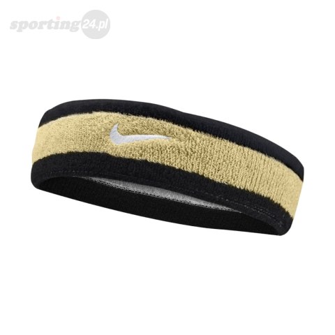 Opaska na głowę Nike Swoosh czarno-złota N0001544055OS Nike