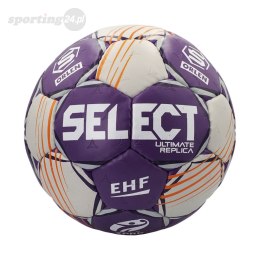 Piłka ręczna Select Ultimate Orlen Superliga 1 EHF Replica fioletowo-szara 13473 Select