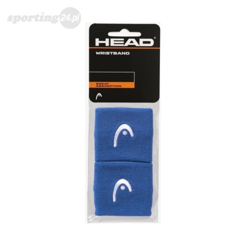 Frotki na rękę Head Wristband niebieskie 285050 Head