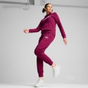 Bluza damska Puma ESS Logo Hoodie FL burgundowa 586789 52 Puma