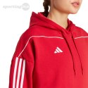 Bluza damska adidas Tiro 23 League Sweat Hoodie czerwona HS7234 Adidas