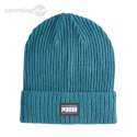 Czapka Puma Ribbed Classic Cuff Beanie turkusowa 024038 11 Puma