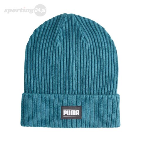 Czapka Puma Ribbed Classic Cuff Beanie turkusowa 024038 11 Puma