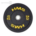 HTBR15 YELLOW TALERZ OLIMPIJSKI BUMPER 15 KG HMS