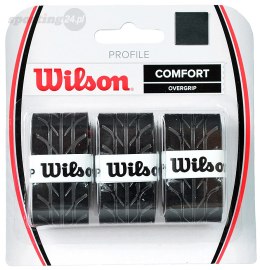 Owijka Wilson Profile Comfort Overgrip czarna 3szt WRZ4025BK Wilson