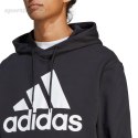 Bluza męska adidas Essentials French Terry Big Logo Hoodie czarna IC9363 Adidas