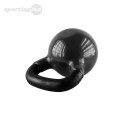 KNV04 BLACK KETTLEBELL ŻELIWNY POKRYTY WINYLEM HMS